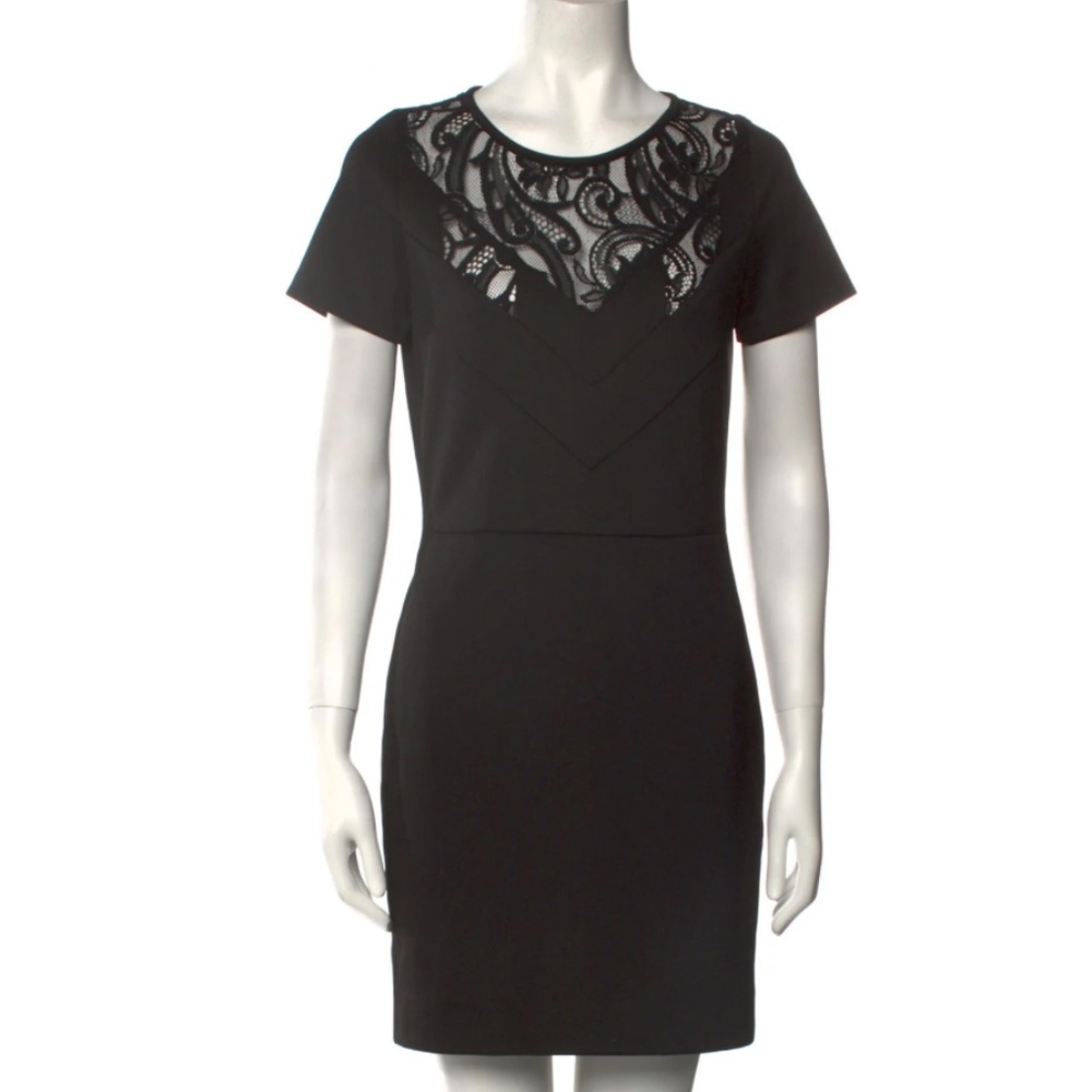 Sandro Sheath Dress - Black